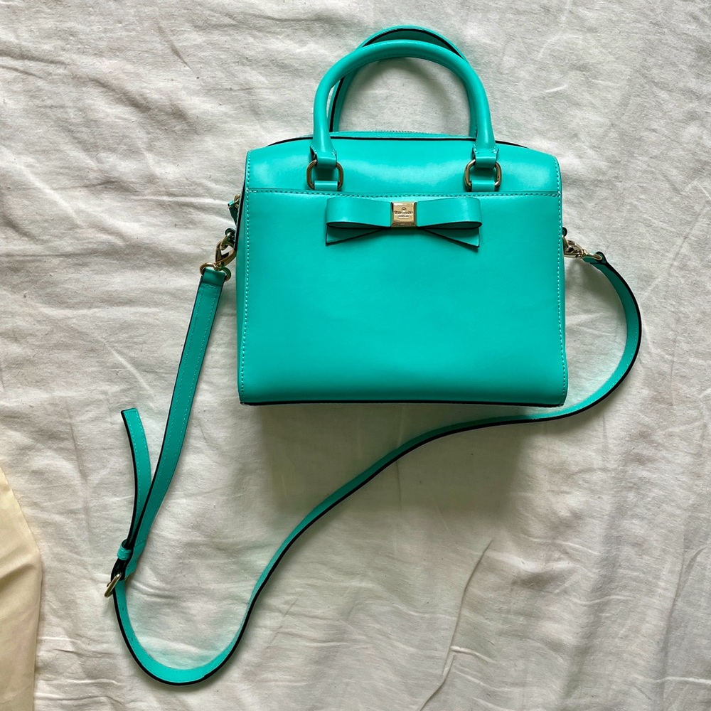 Kate Spade Turquoise Bow Purse